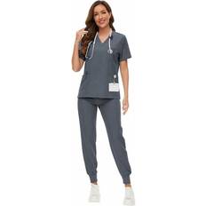 Work Clothing Sets Shein Scrubs Women Nursing Beauty Spa Uniforms - Pet Clinic Store