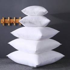 Shein 1 Pc White Pillow Core, Home Decorative Throw Pillow Filling, Soft & Fluffy Cushion Filler For Sofa, Bed, Bedroom, Traveling Home Decor Cushion Cover White (40.6x40.6cm)