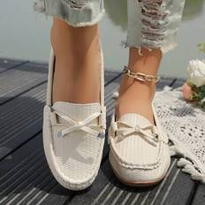 Buckle Loafers Shein Plus Size Lightweight Soft Sole Casual Slip-On Flats - Spring Summer