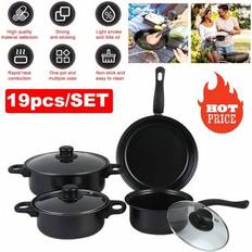 Shein Non-Stick Pots And Pans 19-Piece Cookware Set with lid