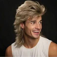 Shein 16 Inch Men's 80s Costume Party Accessory Cosplay Wig