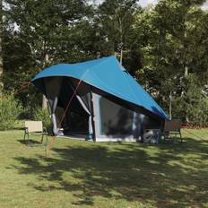 Familie telt vidaXL Familie Telt Tipi Blå 10-Personers Vandtæt