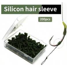 Fishing Equipment Shein 200pcs Carp Fishing Accessories Hook Silicone Tube