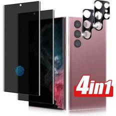 Screen Protectors Shein 4-In-1 Set 2x Galaxy Tempered Glass Privacy Screen Protectors