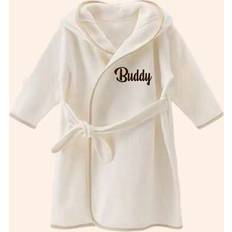 Long Sleeves Dressing Gowns Shein Customizable Children's Bathrobe - Embroiderable Kids Hooded