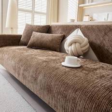 Monochrome Loose Sofa Covers Shein Cushion 1pc Soft Khaki Loose Sofa Cover