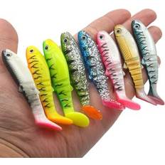 Fishing Equipment Shein Lifelike Soft Lure Baits 9cm 6g 4pcs