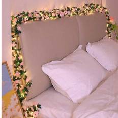 Shein Pink Rose Decor Lights 1pc String Light