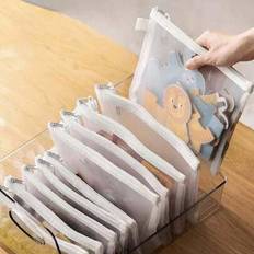 Shein 12 Pcs A4 A5 A6 Mesh Zipper Bags File Folders