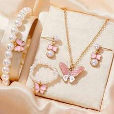 Jewellery Sets on sale Shein European And American Children Jewelry Set - Pearl Bracelet