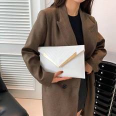 Multicoloured - Women Clutches Shein Fashion Envelope Clutch Bag - Large Capacity