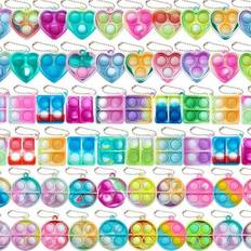 Shein Pop Fidget Keychain Stress Relief Set 48pcs