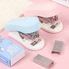 Blue Staplers & Staples Shein Cartoon Stapler Mini Small Set
