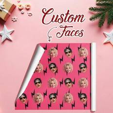 Shein Custom Face Gift Wrapping Paper 1pc