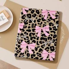 Shein Leopard Bow Flat Protective Case Compatible With Ipad Air 4/5