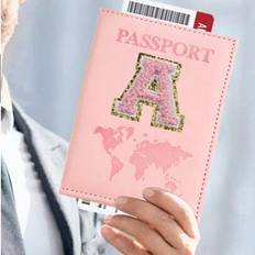 Passport Covers Shein Daily Use Outdoor Passport Cover - Pink