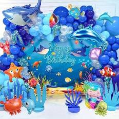 Balloon Arches on sale Shein Ocean Theme Balloon Garland Arch Set 144pcs