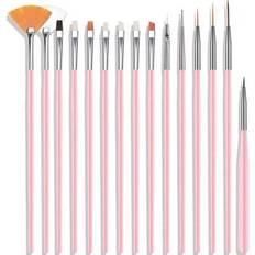 Nail Art Brushes & Dotting Tools Shein Nail Acrylic Brush Set Painting Pen Art - Salon Brush Tool