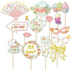 Shein Tea Party Photo Booth Props 14pcs