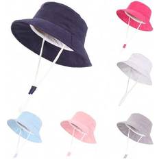 Polyester Bucket Hats Children's Clothing Shein Baby Sun Hat Toddler Summer Sun Protection - Adjustable