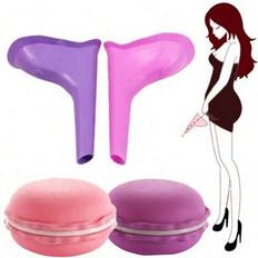 Urinals Shein Available Female Portable Silicone Urinal Women Stand Up Pee Tools 1/2pcs