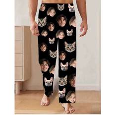 Men - Stretch Sleepwear Shein Personalized Men's Pajama Pants - Customized Print