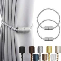 Shein 2 Pcs Curtain Tie Backs Powerful Magnetic