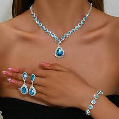 Jewellery Sets on sale Shein Women's Fashion Jewelry Set Including Necklace Earrings And Bracelet