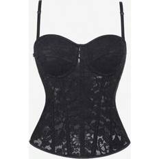 Shein Lace Corset Bodice For Women - Black