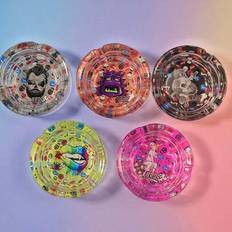Ashtrays Shein Colorful Printed Round Ashtray High Hardness