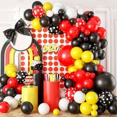 Red Balloon Arches Shein Amusement Park Theme Balloon Arch Set 112pcs