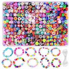 Shein Polymer Clay Beads DIY Jewelry Making Kit 1000pcs