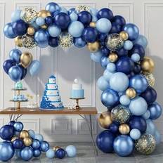 Shein Navy Blue Balloon Arch & Garland Set 97pcs