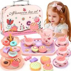 Food Toys Shein Girls Afternoon Tea Party Pretend Play Toy