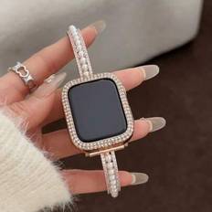 Steel Smartwatch Strap Shein Compatible With Apple Watch Band 1pc
