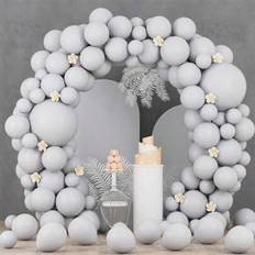 Balloon Arches on sale Shein Gray Balloons Different 50/96 Pack 18/12/10/5 Inch