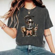 INAWLY Damen Große Größen Sommer Lässig T-Shirt - Körperbetont