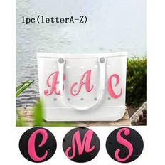 Beach Bags Shein Pink Letters For Beach Bag - Personalized