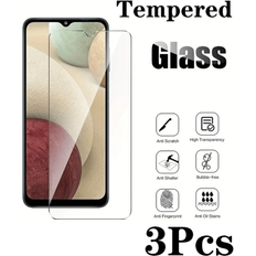 Shein 3 Pcs High Definition Transparent Anti-Scratch Tempered Glass Screen Protector