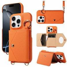 Apple iPhone 16 Pro Max Wallet Cases Shein Multi-Functional Crossbody Wallet Case With Earphone Holder Compatible With IPhone 16 Pro Max