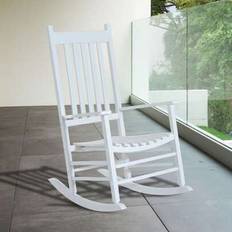 Wood Outdoor Rocking Chairs Shein Outsunny Outdoor Porch Rocking Chair Armchair