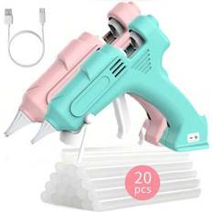 Glue Guns Shein Cordless Hot Glue Gun USB Rechargeable With 20 Glue Sticks