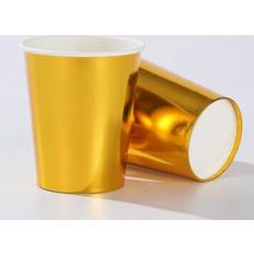 Shein 9oz Gold Paper Cups 25pcs