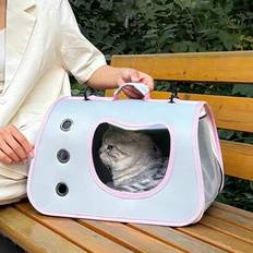 Shein Large Cat Dog Puppy Transporter Carrier Puppy Portable Pet Cage Box