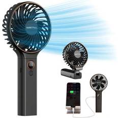 Cold Air Fans Hand Held Fans Shein Handheld Fan Portable 6-Speed LED Display Screen