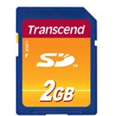 Transcend Flash Minneskort 2 GB SD