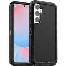 Samsung Galaxy S24 FE Mobile Phone Cases Shein Military Grade Shockproof Heavy Duty Phone Case Rugged Multi-Layer Drop Protection Cover For Samsung Galaxy S24 FE/Galaxy S23 FE/Galaxy S24