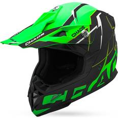 Chaos CS-1 Adult Motocross Crash Helmet - Viper Green