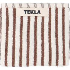 Tekla Guest Brown Guest Towel Brown, White (30x50cm)