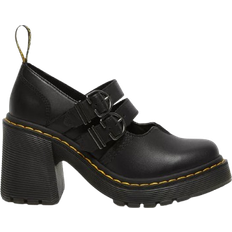 Heel Heels & Pumps Dr. Martens Eviee Sendal Leather Heeled Shoes - Black